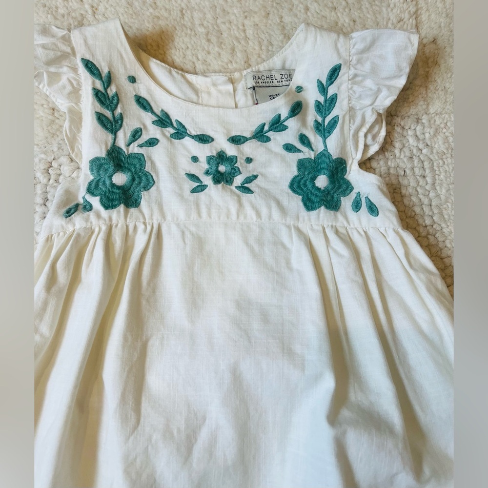 Rachel Zoe Embridered top with Capri leggings size 2T - Picture 2 of 10